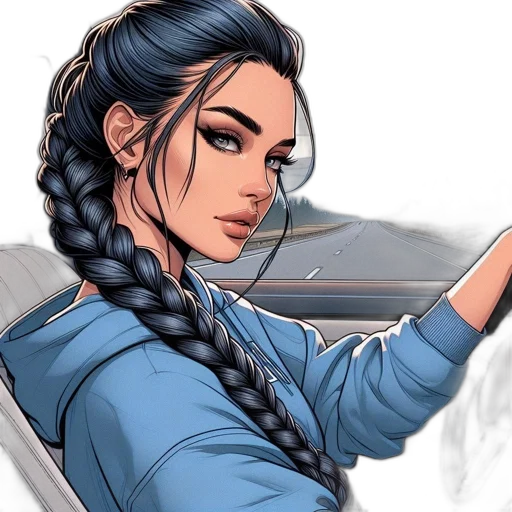 comic book art, concept art, fantasy art, cartoon transparent PNG cut-out