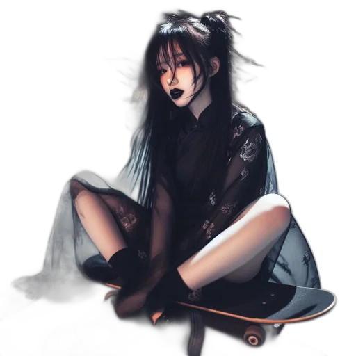 dress, creature, concept art, anime transparent PNG cut-out