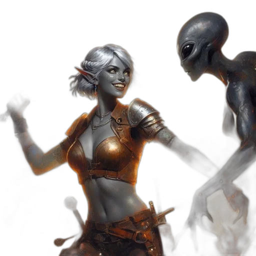 robot, concept art, fantasy art, comic book art transparent PNG cut-out