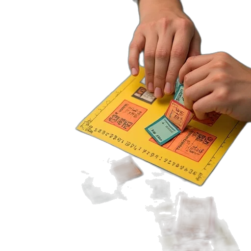 3d render, concept art, paper, lottery transparent PNG cut-out