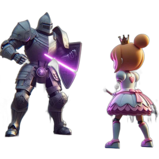 weapon, concept art, 3d render, fantasy art transparent PNG cut-out