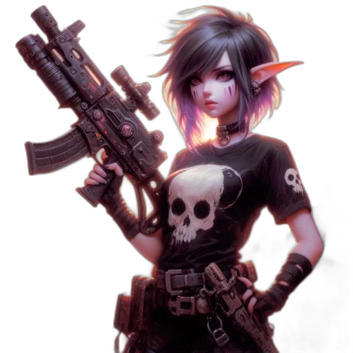 weapon, staff, fantasy art, concept art transparent PNG cut-out