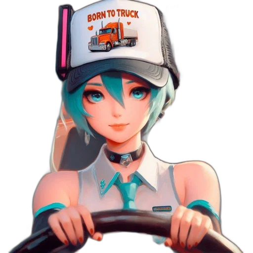 car, hat, robot, staff transparent PNG cut-out