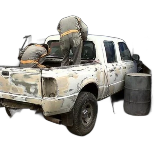 car, weapon, furniture, earth tones transparent PNG cut-out