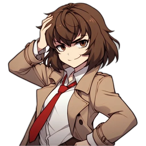 staff, jacket, face, weapon transparent PNG cut-out