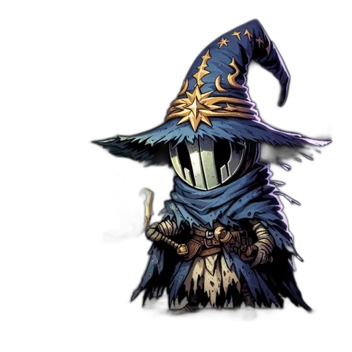 mask, hat, staff, concept art transparent PNG cut-out