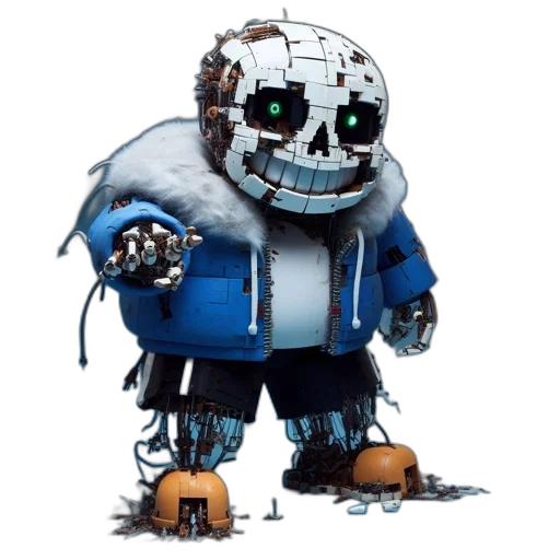 jacket, robot, creature, mask transparent PNG cut-out