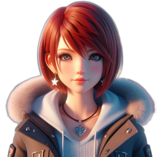 jacket, jewelry, face, staff transparent PNG cut-out