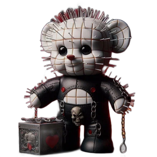 creature, concept art, 3d render, hellraiser transparent PNG cut-out
