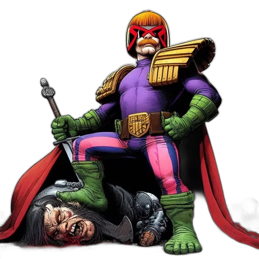 comic book art, concept art, illustrated, scene transparent PNG cut-out