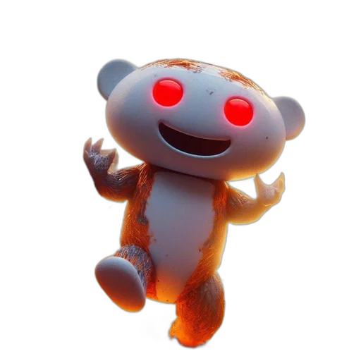robot, creature, staff, weapon transparent PNG cut-out