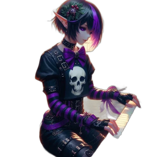 weapon, staff, jacket, robot transparent PNG cut-out