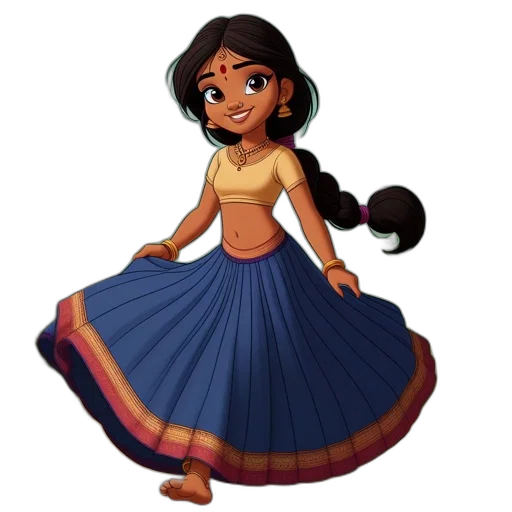dress, concept art, cartoon, 3d render transparent PNG cut-out