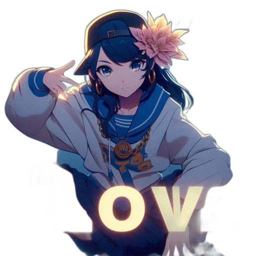 crown, flower, jacket, staff transparent PNG cut-out