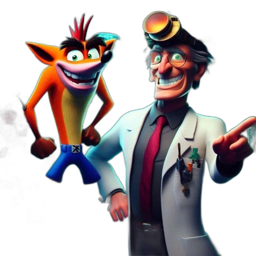 staff, concept art, 3d render, cartoon transparent PNG cut-out