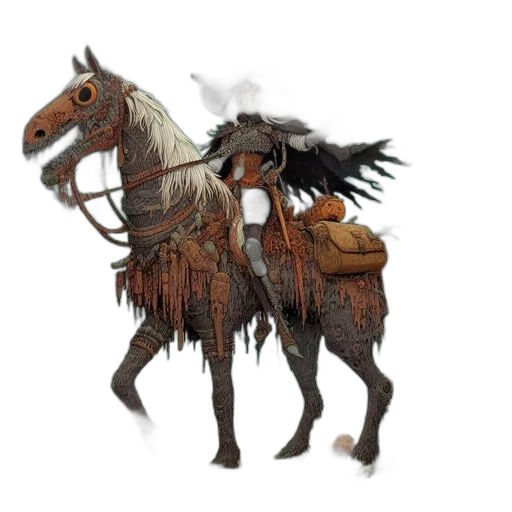 dragon, creature, animal, staff transparent PNG cut-out