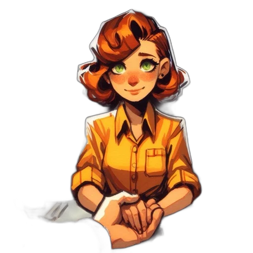 staff, jacket, pixel art, concept art transparent PNG cut-out