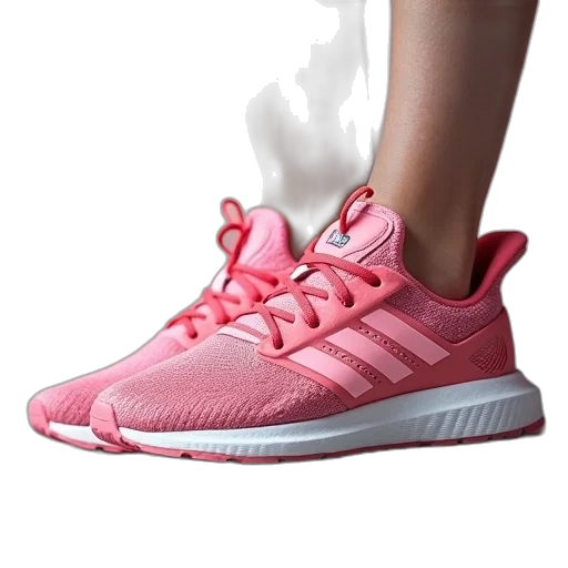 shoes, vaporwave, 3d render, photorealistic transparent PNG cut-out
