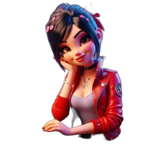 jacket, face, weapon, crown transparent PNG cut-out
