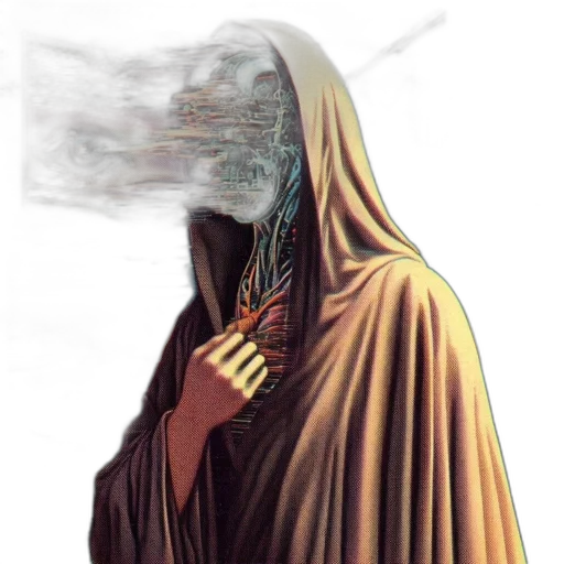 mask, face, staff, jacket transparent PNG cut-out