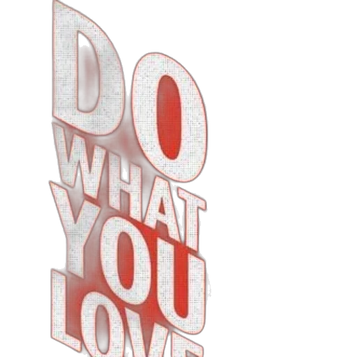 bold, red, poster, white transparent PNG cut-out
