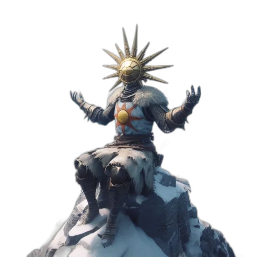 crown, staff, robot, concept art transparent PNG cut-out