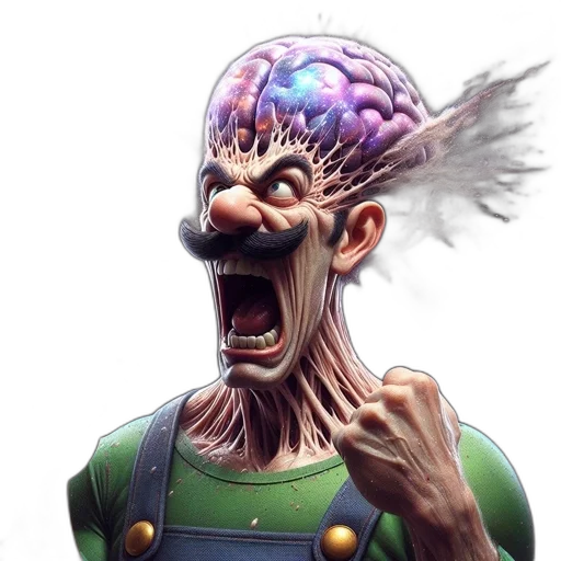 face, creature, mask, concept art transparent PNG cut-out