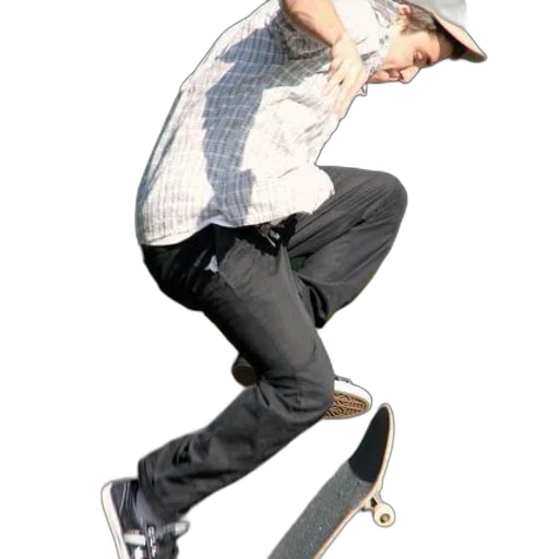 staff, hat, shoes, photorealistic transparent PNG cut-out