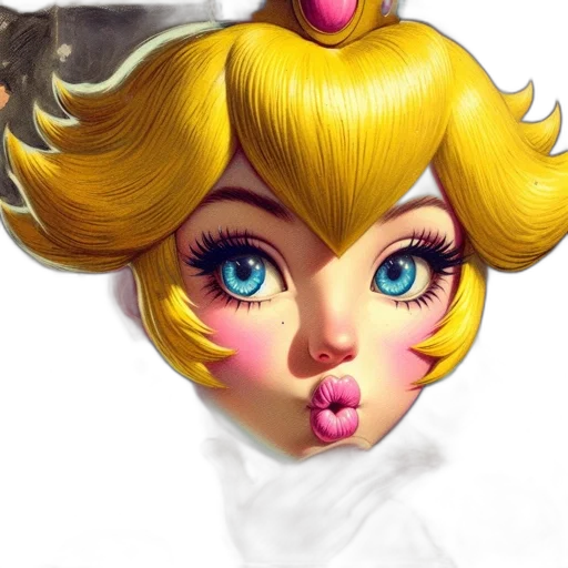 face, mask, crown, concept art transparent PNG cut-out