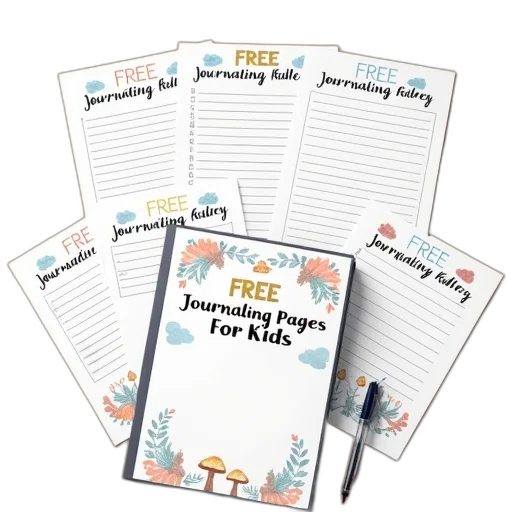 collection, printable, journaling, pages transparent PNG cut-out