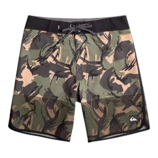 pair, camouflage-patterned, board, shorts transparent PNG cut-out