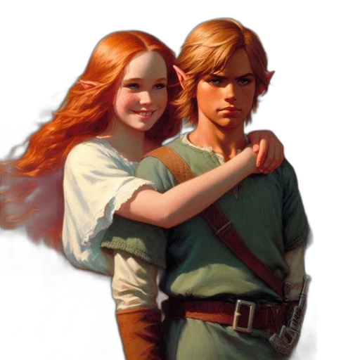 fantasy art, concept art, comic book art, oil painting transparent PNG cut-out