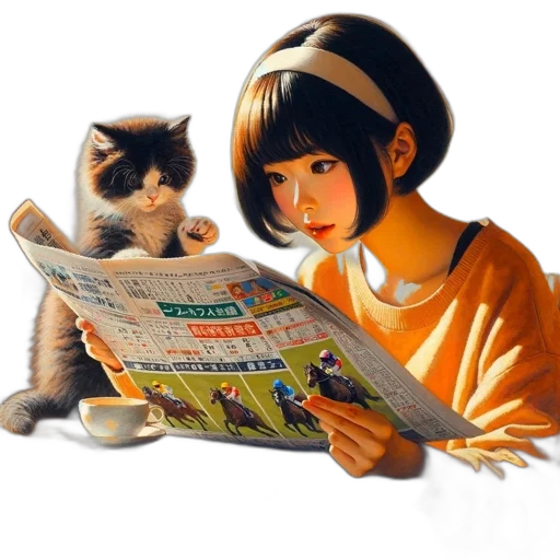 animal, staff, photorealistic, comic book art transparent PNG cut-out