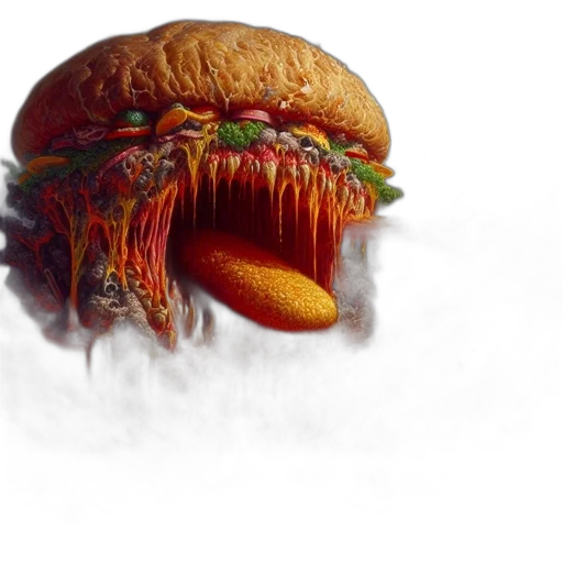 food, creature, animal, hat transparent PNG cut-out
