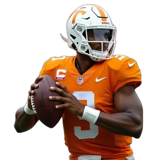 tennessee, quarterback, josh, morgan transparent PNG cut-out