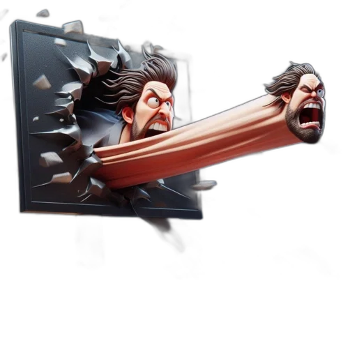 weapon, face, sword, staff transparent PNG cut-out
