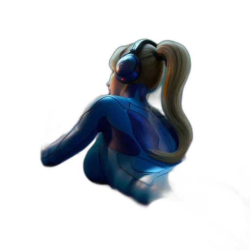 hair, mask, dress, creature transparent PNG cut-out