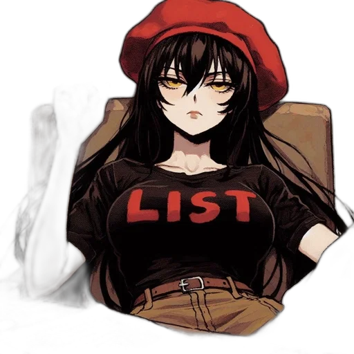 hat, staff, jacket, anime transparent PNG cut-out