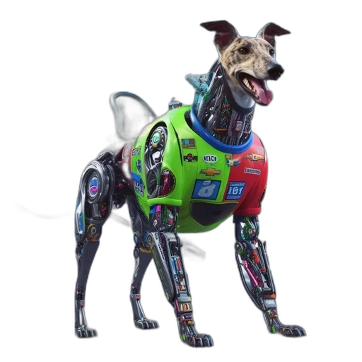 robot, animal, creature, jacket transparent PNG cut-out