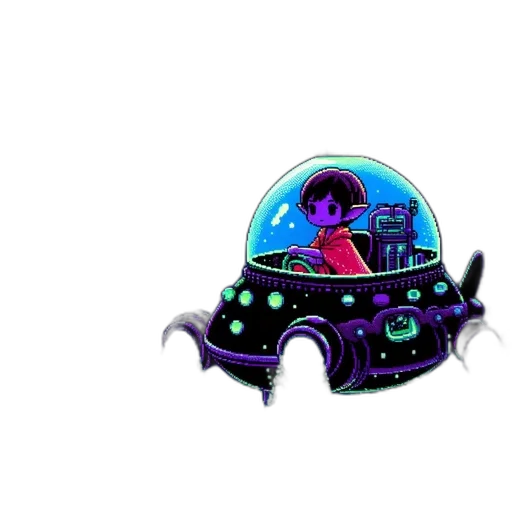 car, robot, creature, hat transparent PNG cut-out