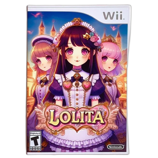 pixel art, concept art, lolita, game transparent PNG cut-out