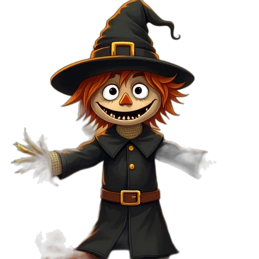 staff, hat, 3d render, concept art transparent PNG cut-out