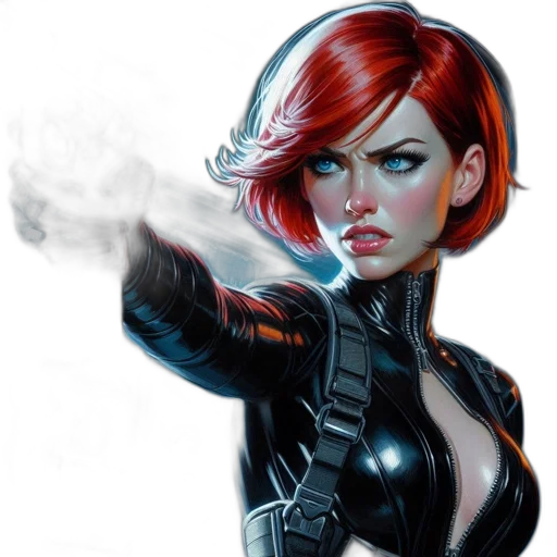 comic book art, concept art, fantasy art, photorealistic transparent PNG cut-out