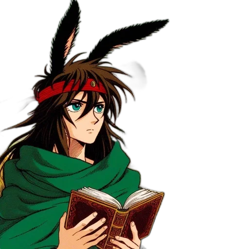 hat, mask, anime, fantasy art transparent PNG cut-out