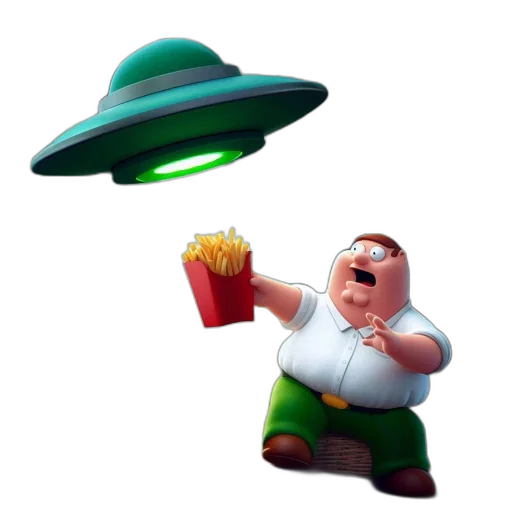 food, hat, staff, creature transparent PNG cut-out