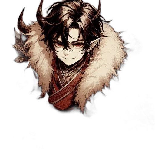dragon, mask, staff, face transparent PNG cut-out