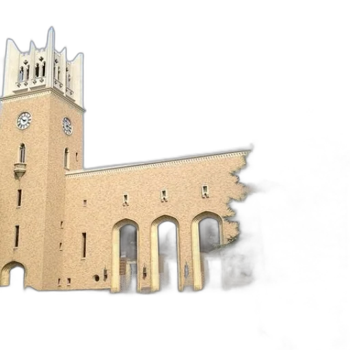 building, staff, 3d render, photorealistic transparent PNG cut-out