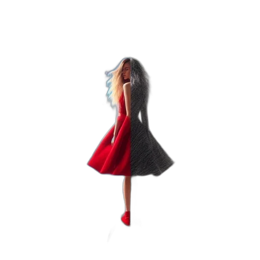 dress, staff, umbrella, jewelry transparent PNG cut-out