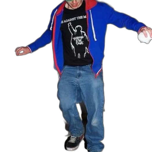 jacket, staff, creature, man transparent PNG cut-out