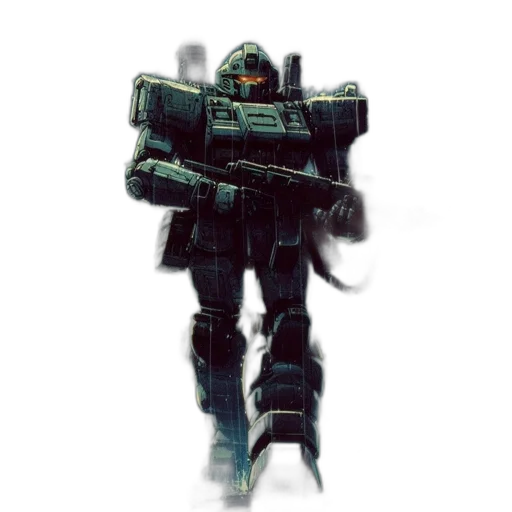 robot, weapon, creature, face transparent PNG cut-out